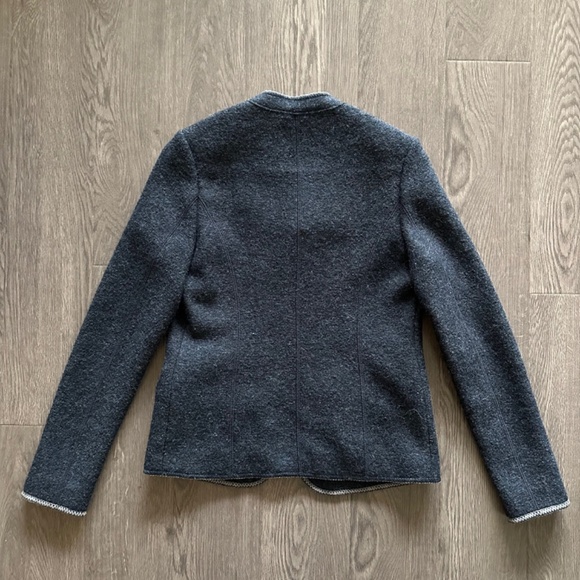 NEW German/Austrian Strickjacke 100% Wool Cardigan Jacket Sweater - Picture 4 of 5